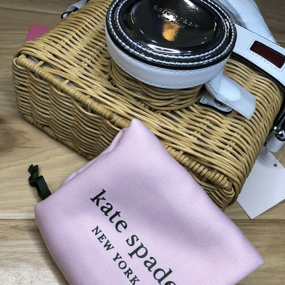 Kate Spade 3-D Rose Wicker Camera Crossbody Bag - Picture 9 of 9